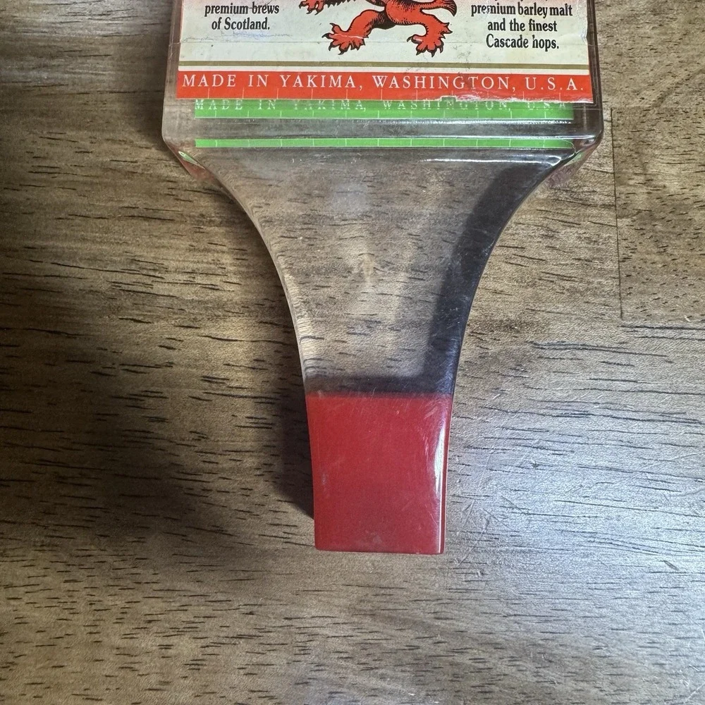 Vintage Grant's Scottish Ale & Spiced Ale Beer Tap Handle Yakima Brewing Rare